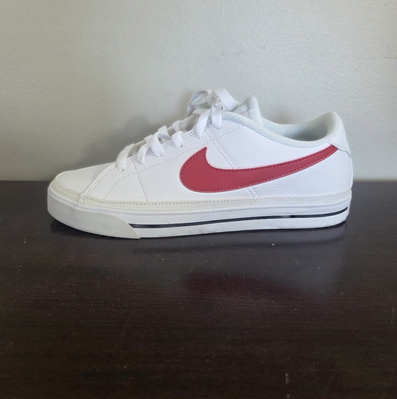 Nike Court Legacy Next Nature White Red Black New In Original Box Mens Size 7.5 - Picture 8 of 15